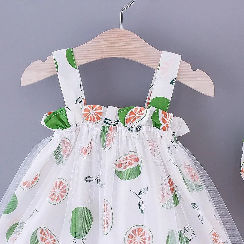 2-piece Pretty Dress with Hat Wholesale children's clothing