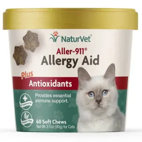 20% OFF: NaturVet Aller-911® Allergy Aid Cat Soft Chews For Cats