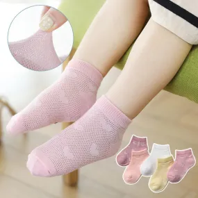 5-piece Cartoon Pattern Breathable Socks for Baby