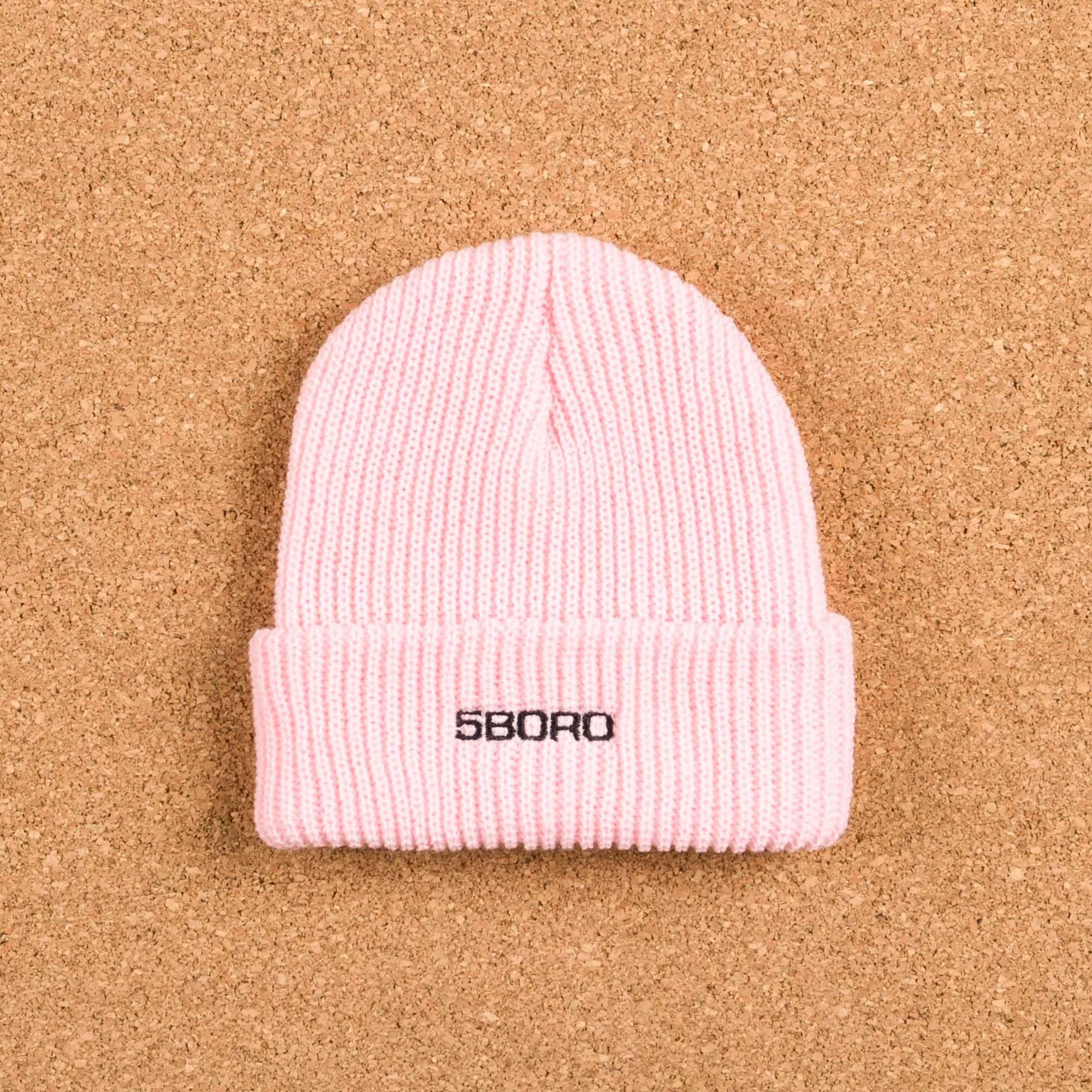 5Boro Logo Beanie - Pink