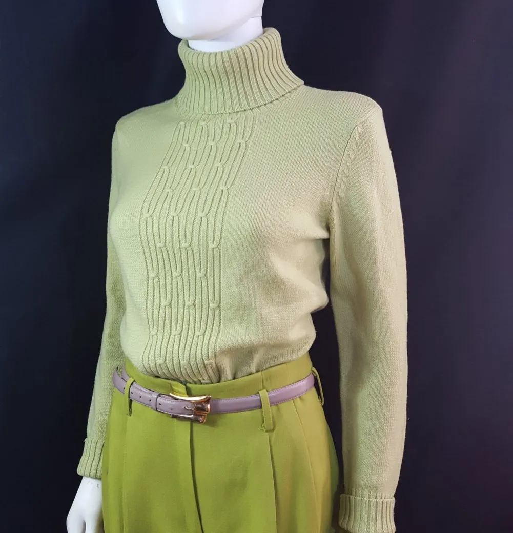 Ann Taylor Merino Wool Turtleneck Sweater Size M