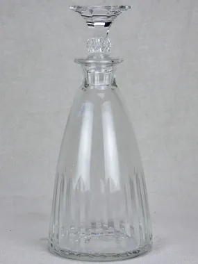 Antique French liqueur decanter with original stopper