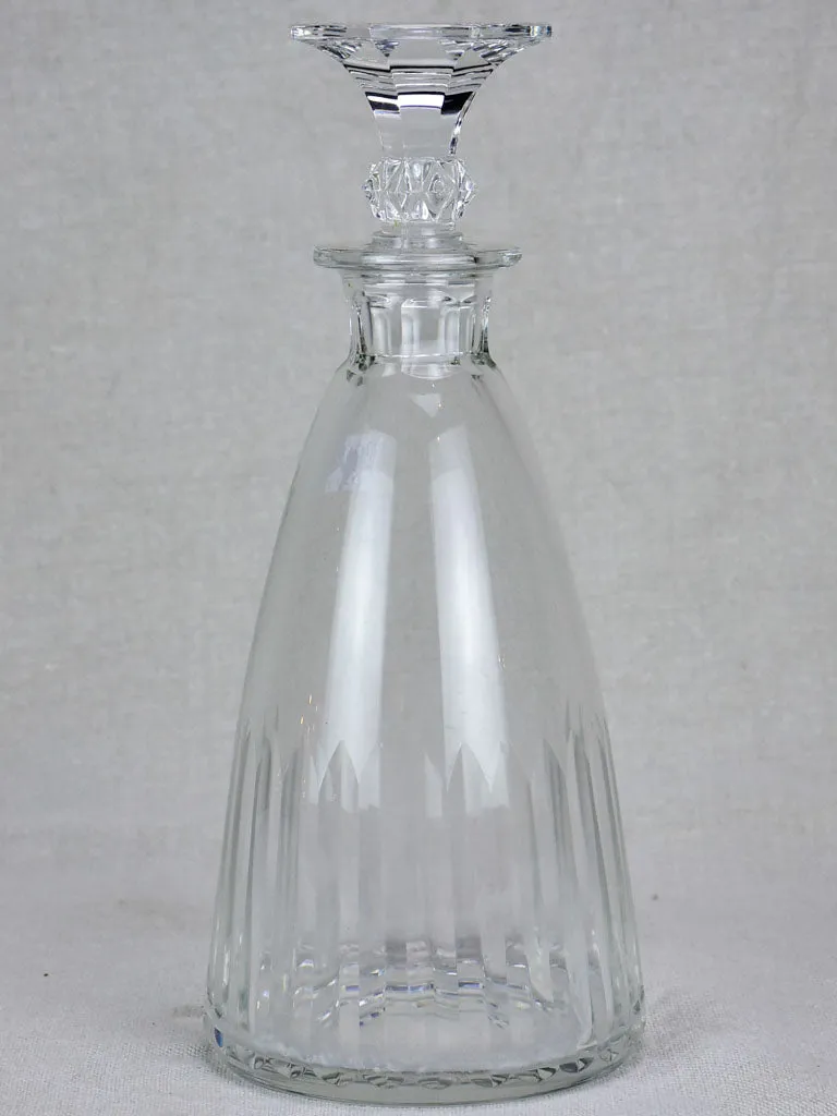 Antique French liqueur decanter with original stopper