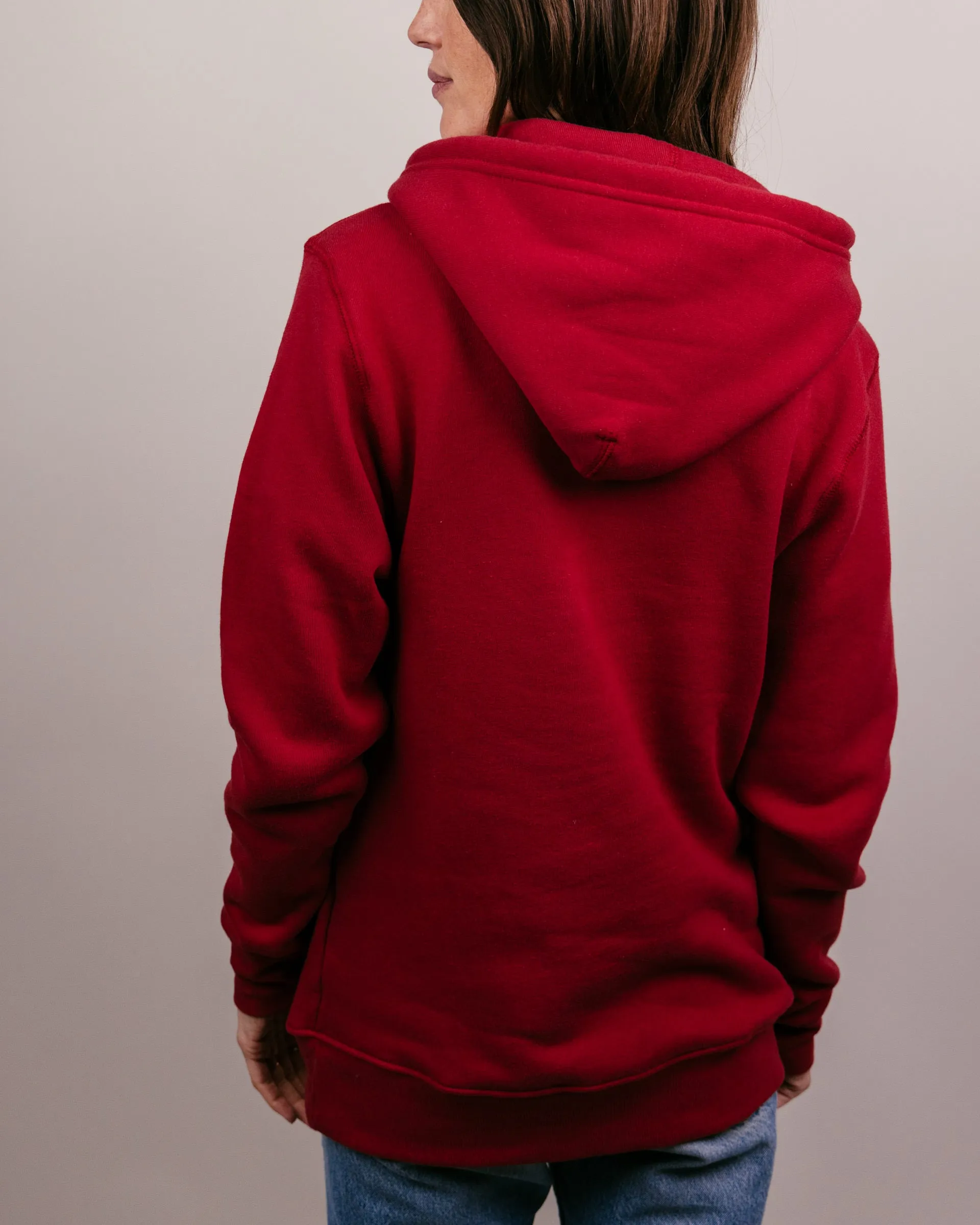 Arkansas Script Cardinal Hoodie