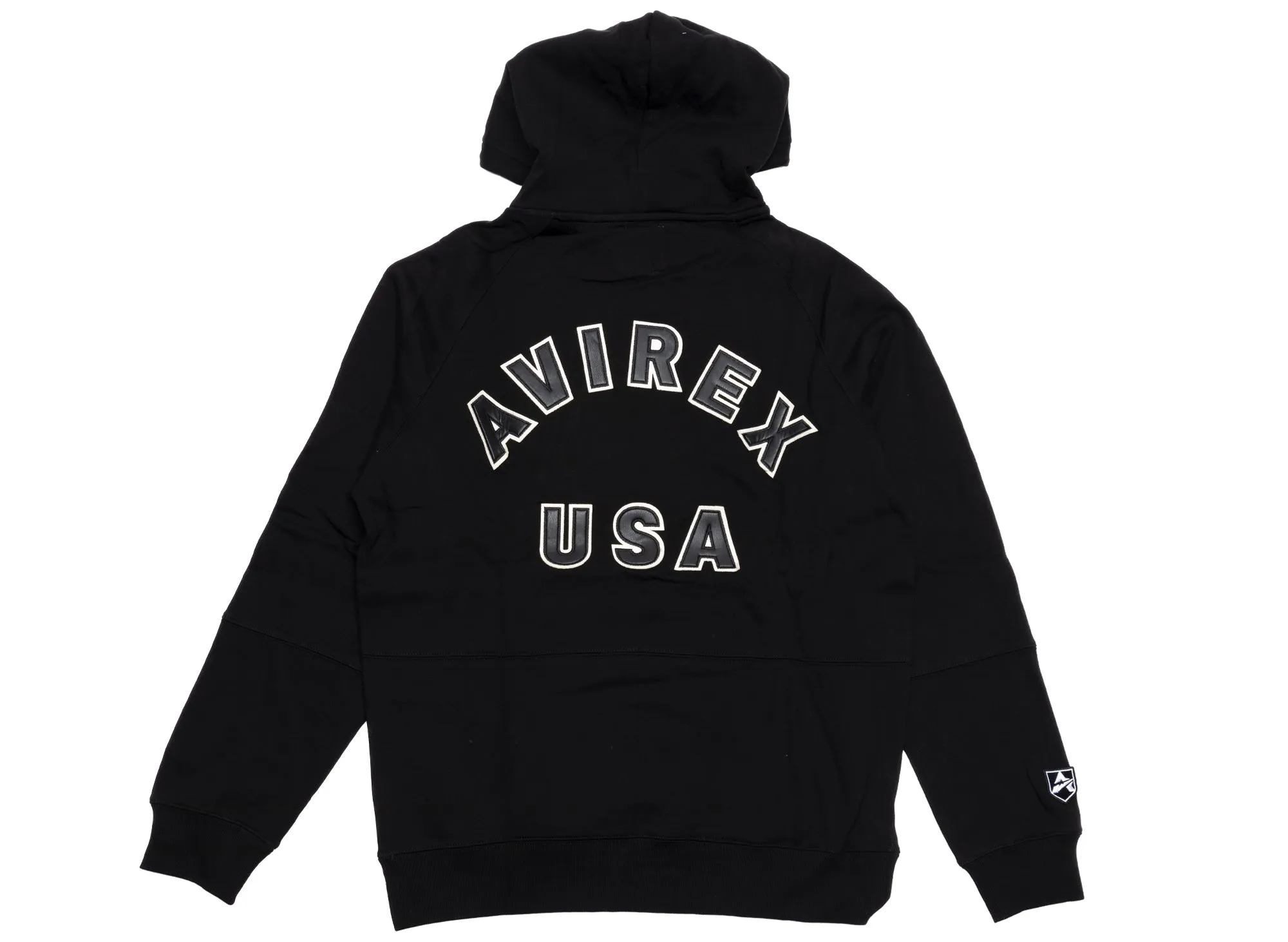 Avirex Icon Hoodie in Black