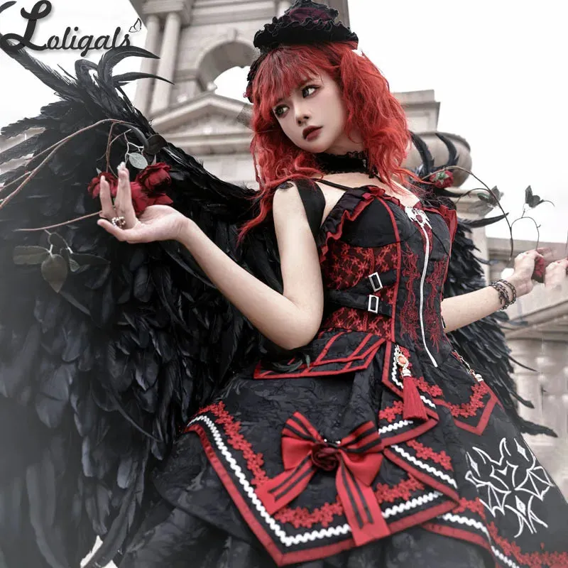 Bat Night ~ Gothic Lolita JSK Dress Halloween Costume by Ocelot