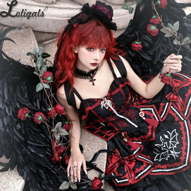 Bat Night ~ Gothic Lolita JSK Dress Halloween Costume by Ocelot