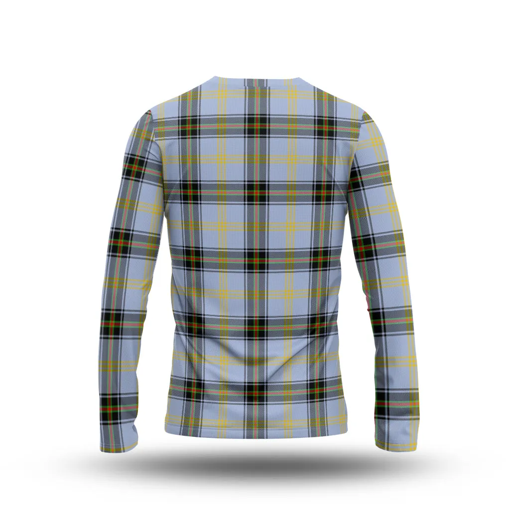 Bell Tartan Long Sleeve T-Shirt with Family Crest