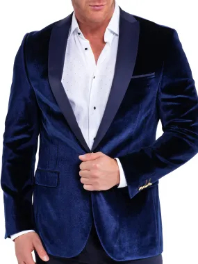 Blazer Tesla CrushedVelvet Blue