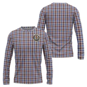 Boswell Tartan Long Sleeve T-Shirt with Family Crest