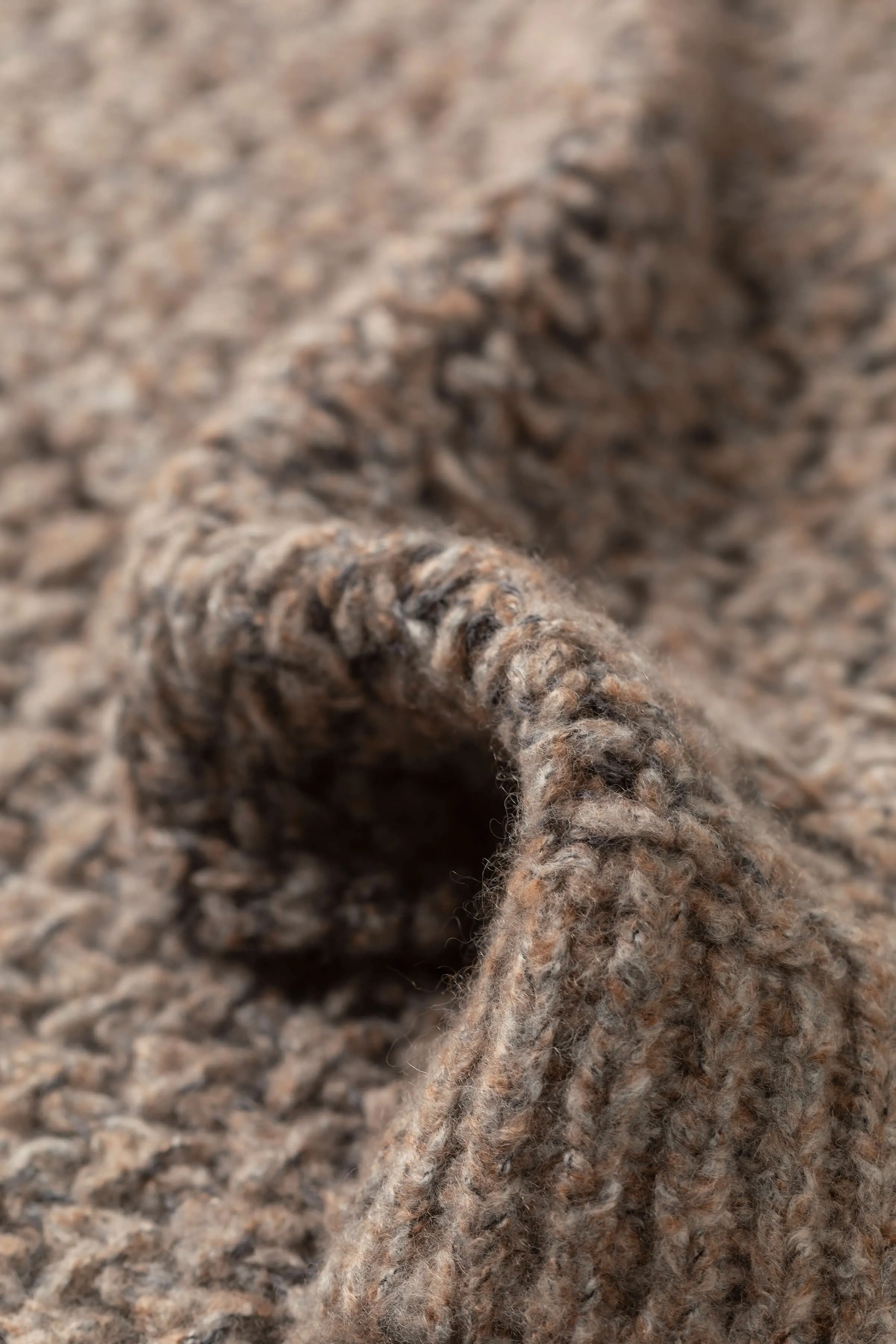 Brushed Cashmere Bouclé Stole