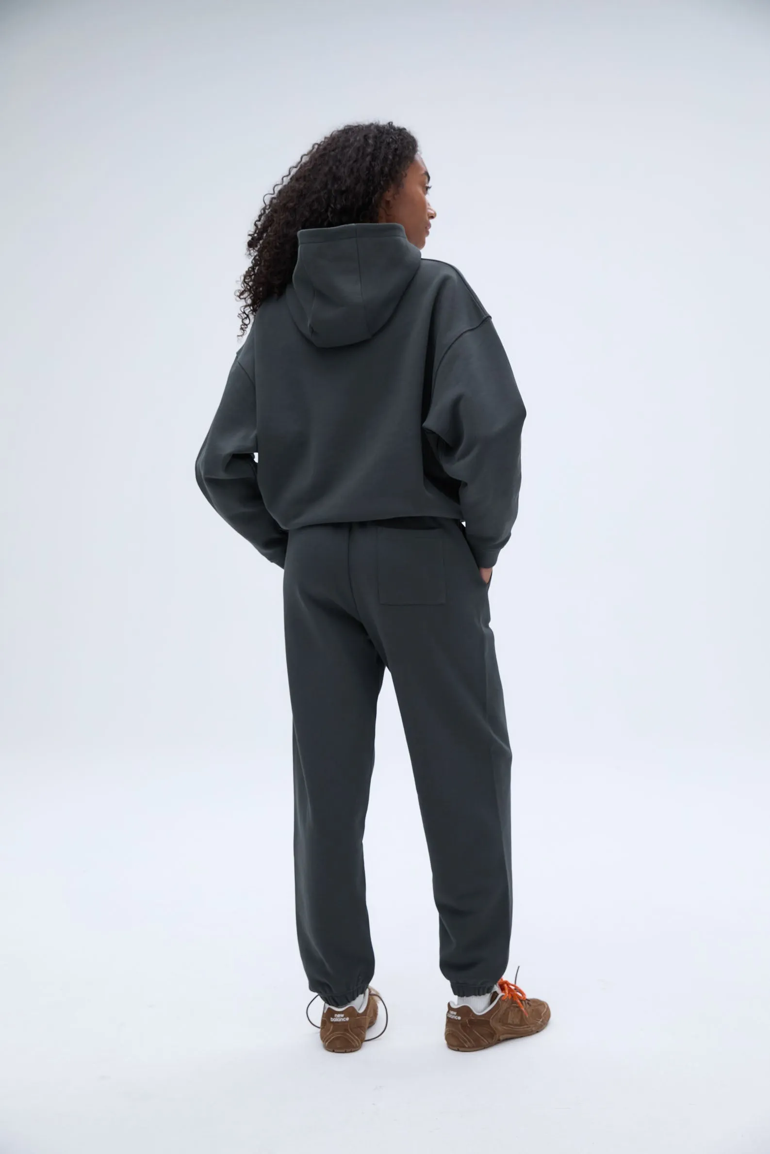 Campus Relaxed Hoodie - Graphite Grey/Marshmallow White