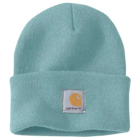 'Carhartt' Acrylic Knit Cuffed Beanie - Pastel Turquoise