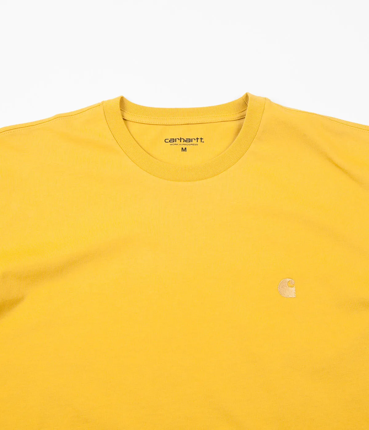 Carhartt Chase Long Sleeve T-Shirt - Colza / Gold