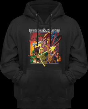 Cartoon Characters Dungeons & Dragons Pullover Hoodie