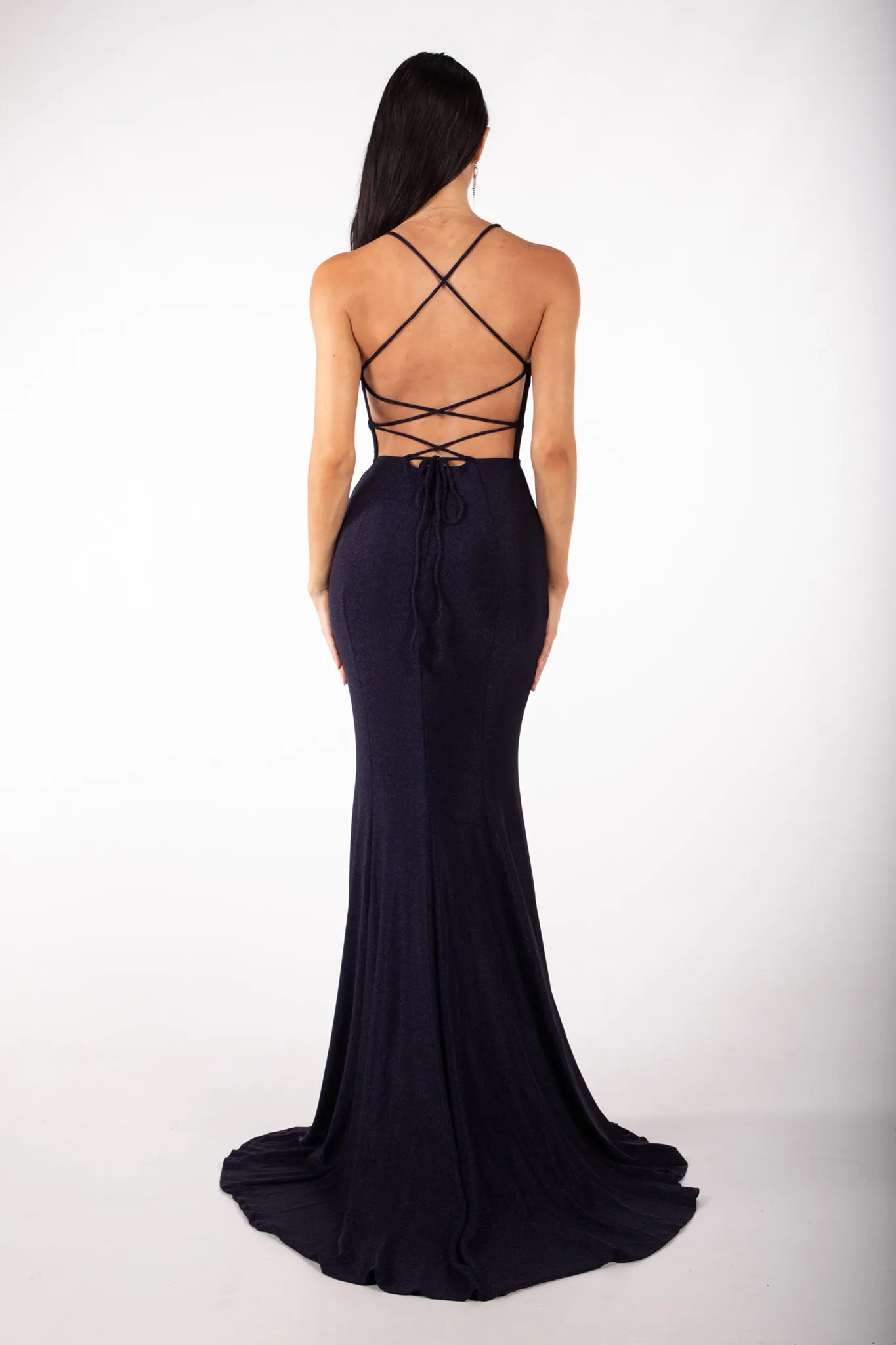 Catherine Gown - Shimmer Navy