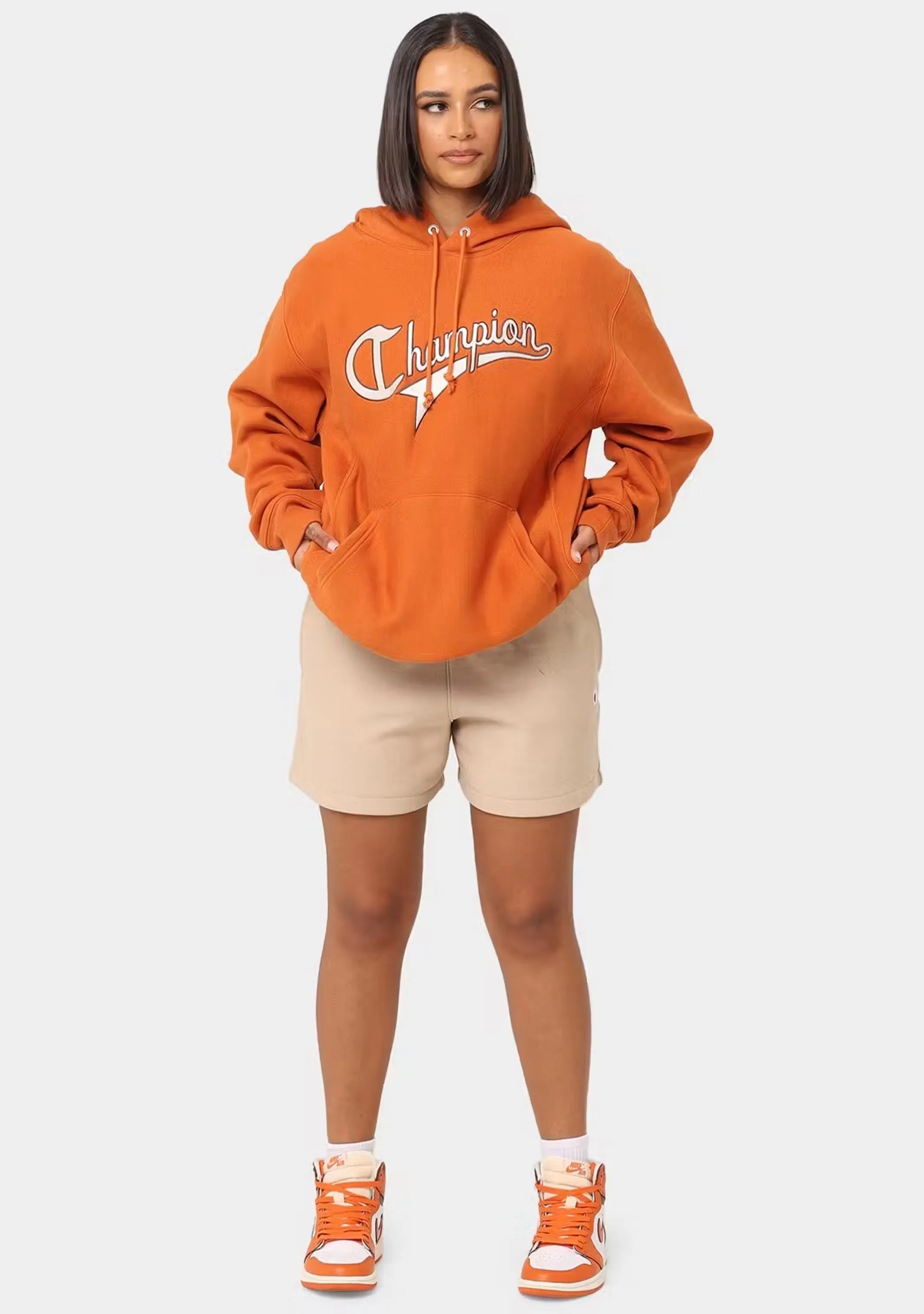 Champion Men's Reverse Weave Collegiate Cursive Script Hoodie <br> AUVLN LAJ