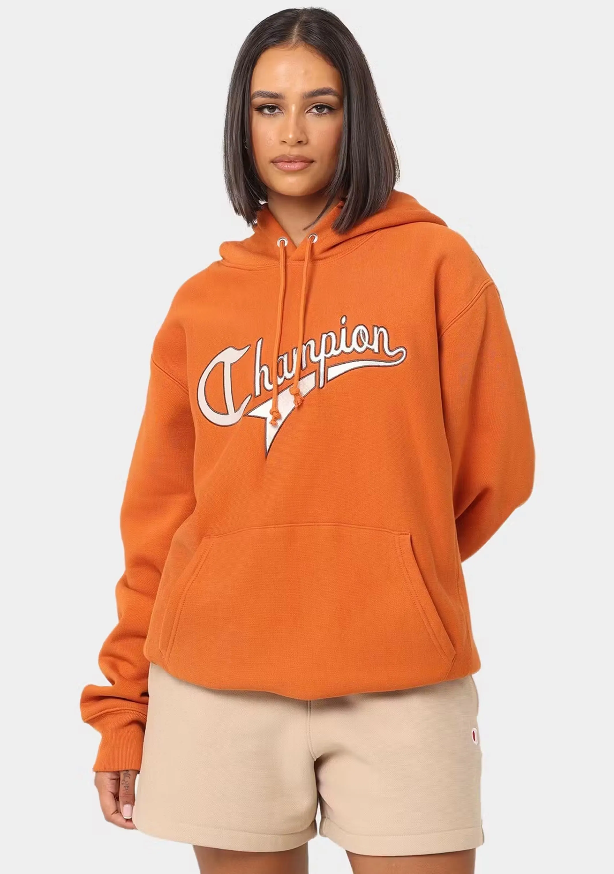 Champion Men's Reverse Weave Collegiate Cursive Script Hoodie <br> AUVLN LAJ