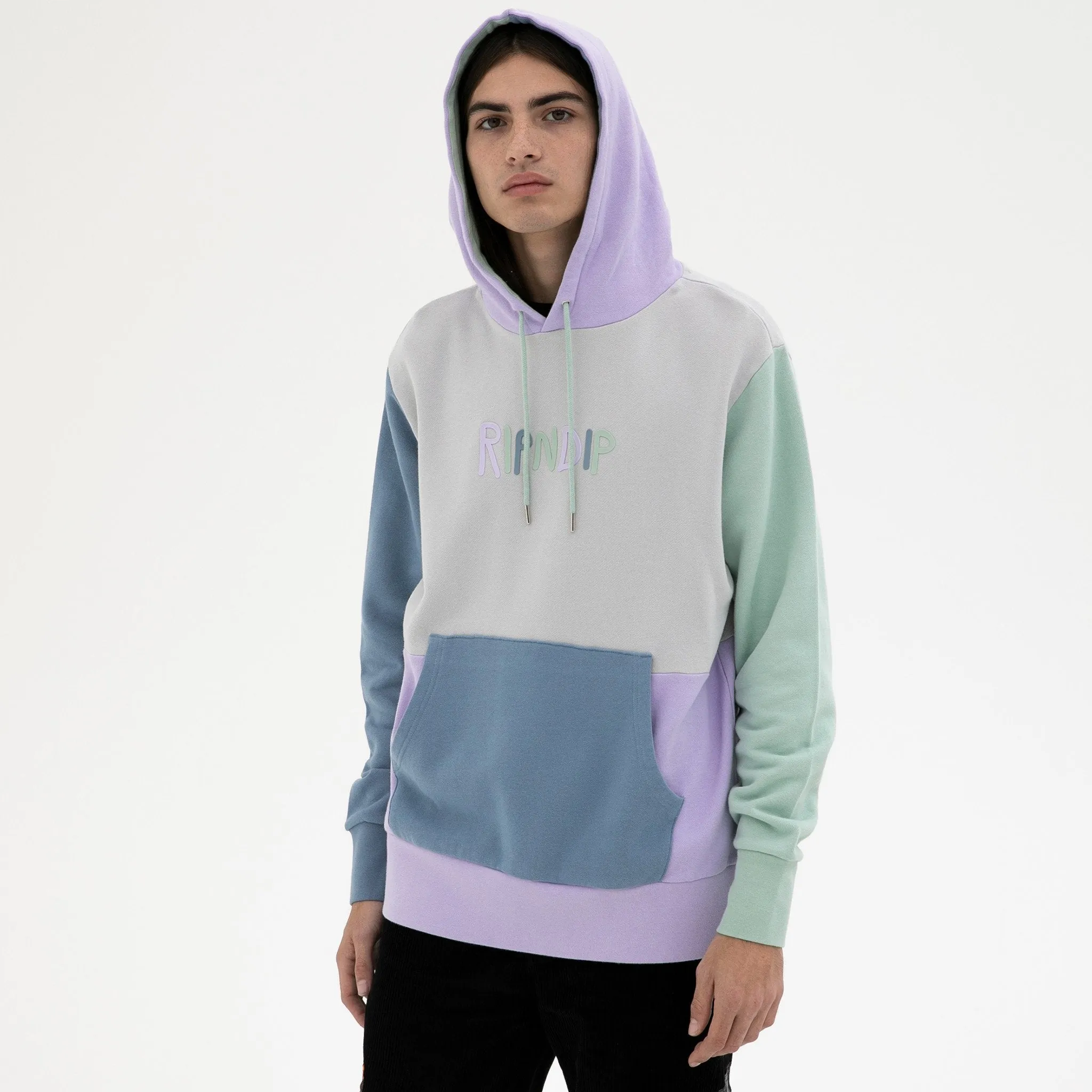 Color Block Logo Hoodie (Multi)