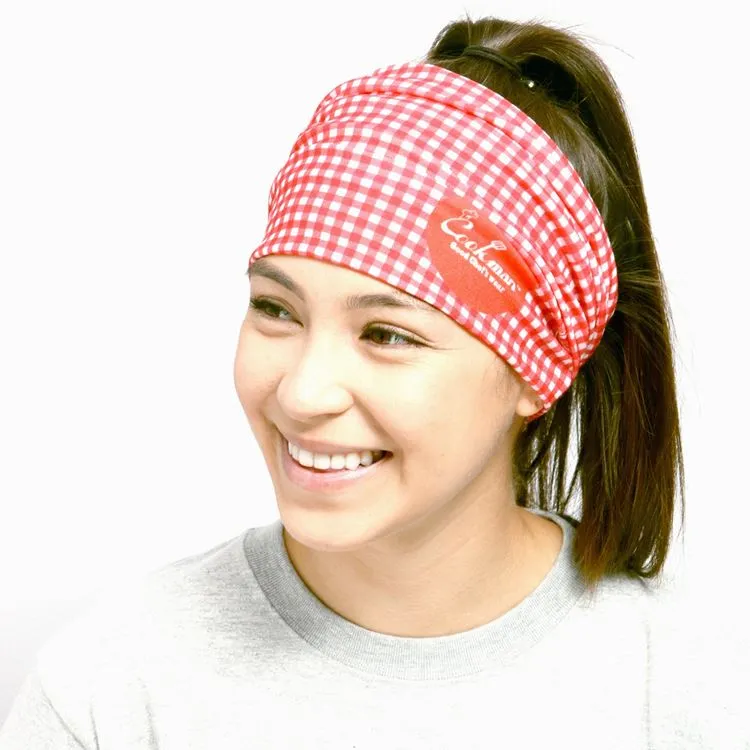 Cookman Chef's Scarf - Gingham : Red