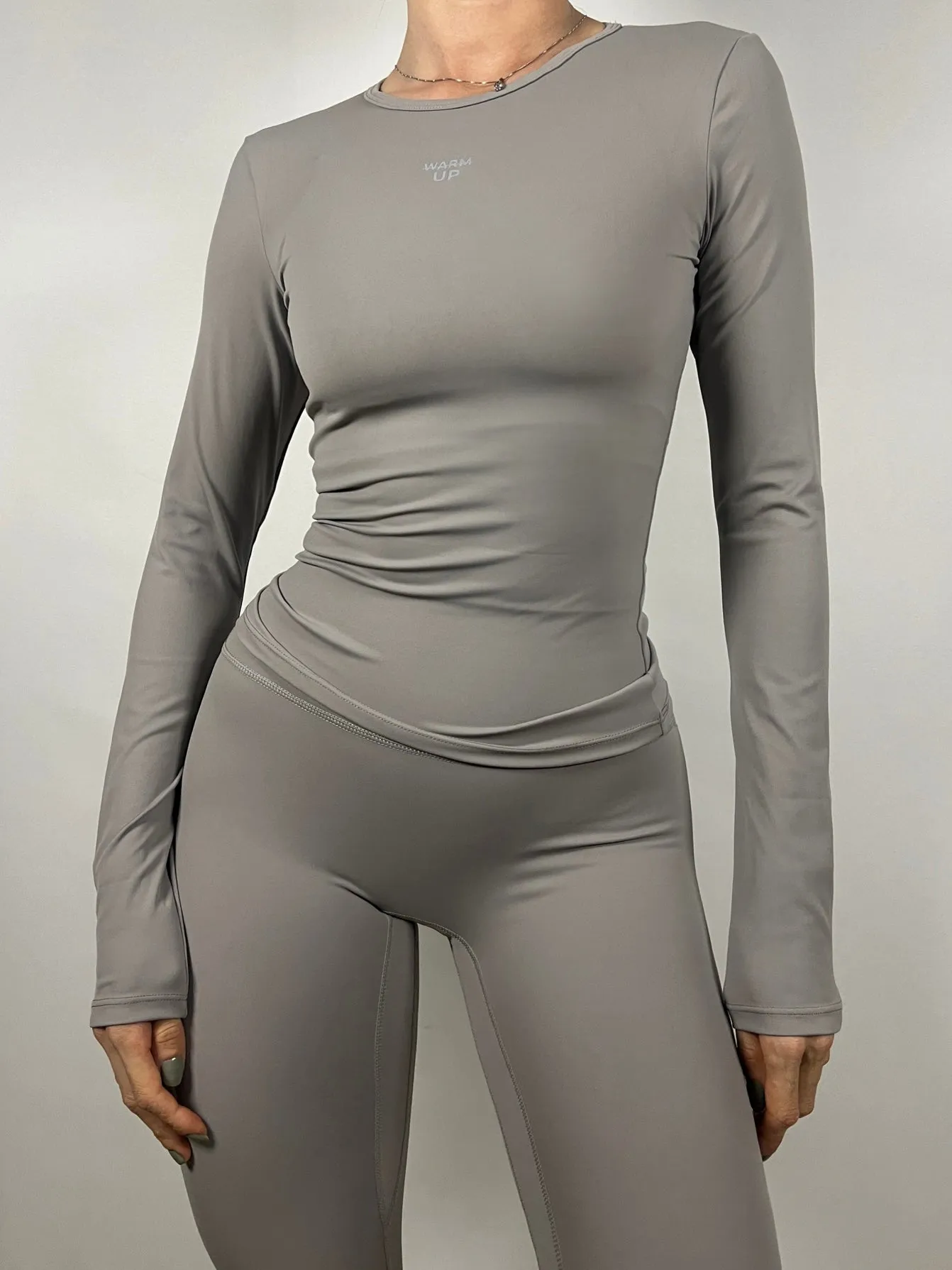 Cool grey Timeless Long sleeve Top