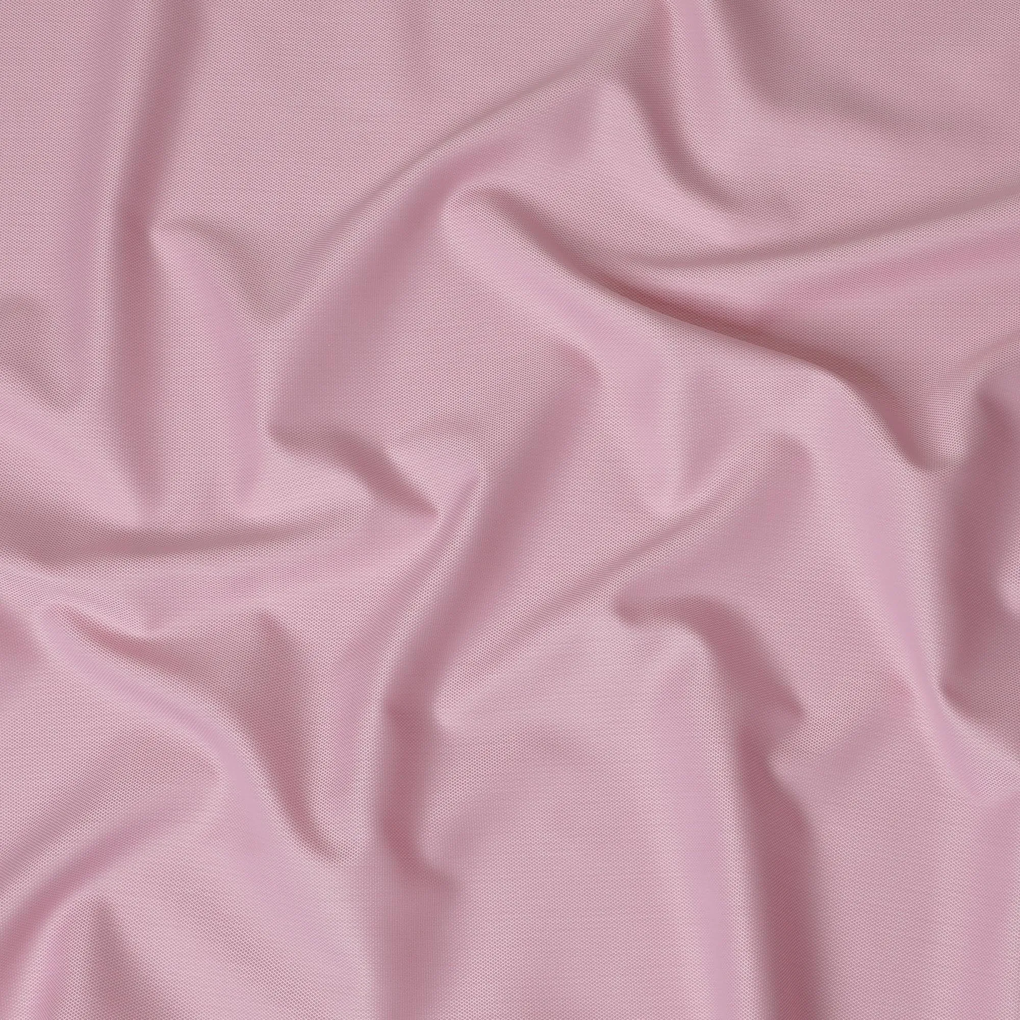 Coral pink Premium pure 100% Swiss cotton shirting fabric with same tone jacquard in self design-D14682