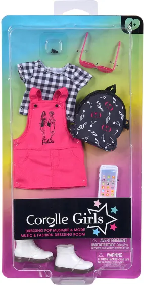 Corolle Girls Music & Fashion Dressing Room Doll Clothing Set