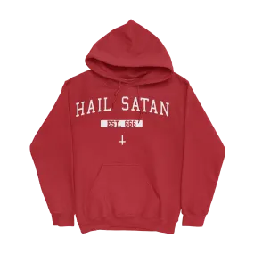 Crimson Hail Satan Pullover Hoodie