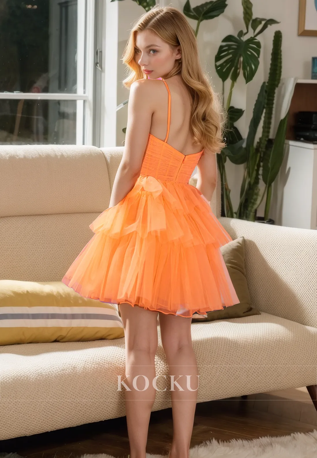 Cute & Charming Halter A-Line Sleeveless Party Homecoming Dress