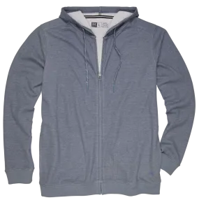 'Dakota Grizzly' Men's Rory Full Zip Hoodie - Storm