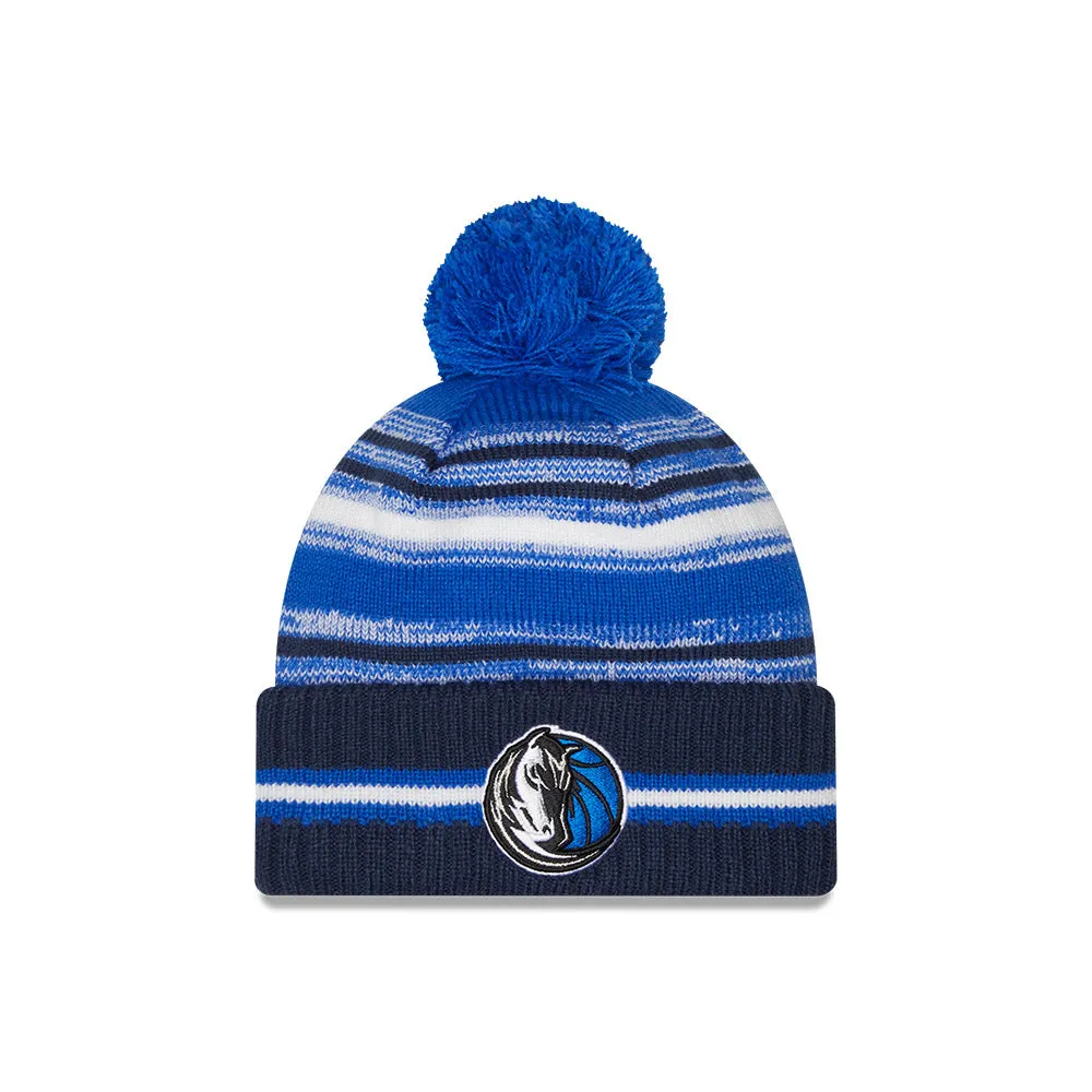 DALLAS MAVERICKS NEW ERA HORSE HEAD SPORT STRIPE POM KNIT