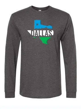 Dallas Silhouette Skyline Long Sleeve