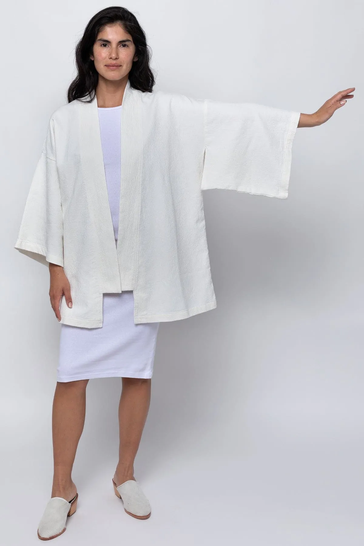 DCT01GD - Double Style Textile Mid Length Kimono