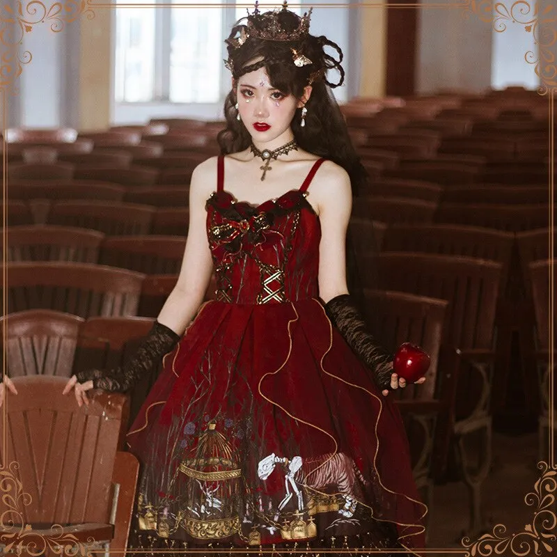 Decaying Forest ~ 2020 Gothic Lolita JSK Dress by YLF