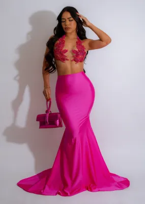 Diva Exclusive Mermaid Skirt Pink