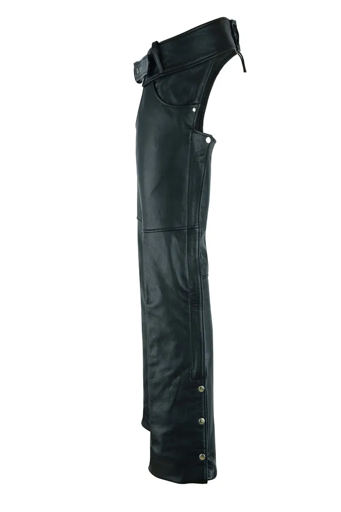 DS Tall Classic Leather Chaps with Jeans Pockets