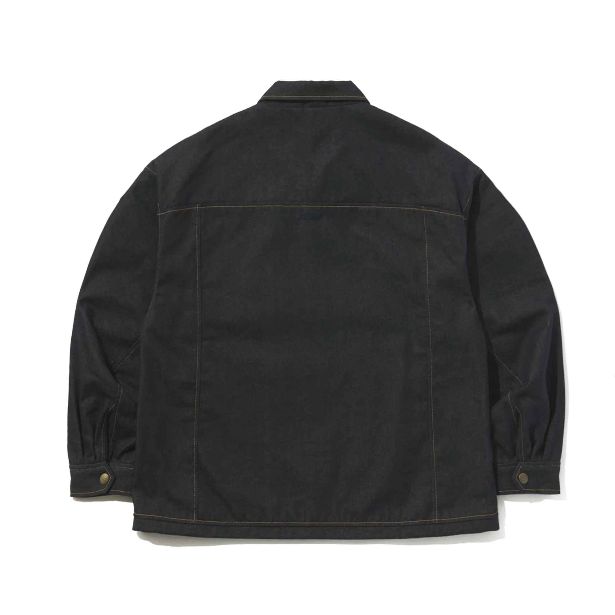 DSXBS WAX REAL DENIM COLLAR JACKET RAW BLUE