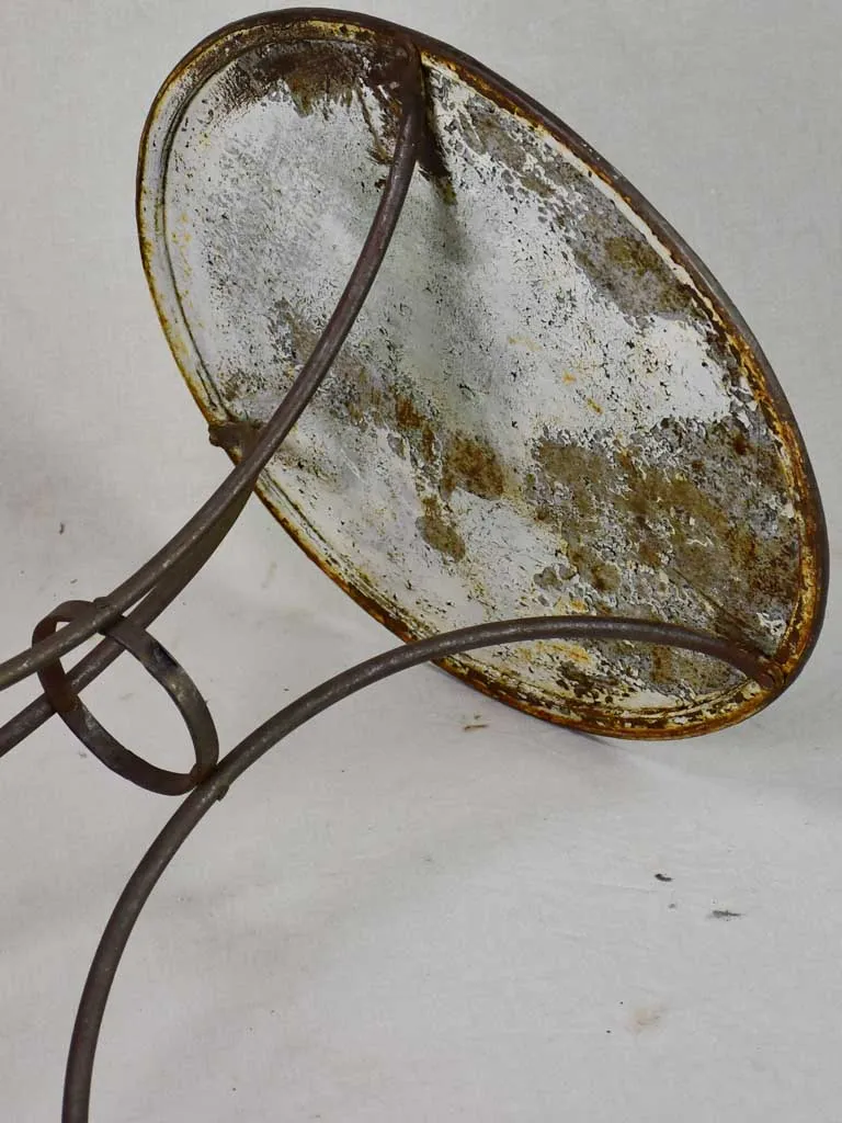 Early 20th century French garden table with original patina