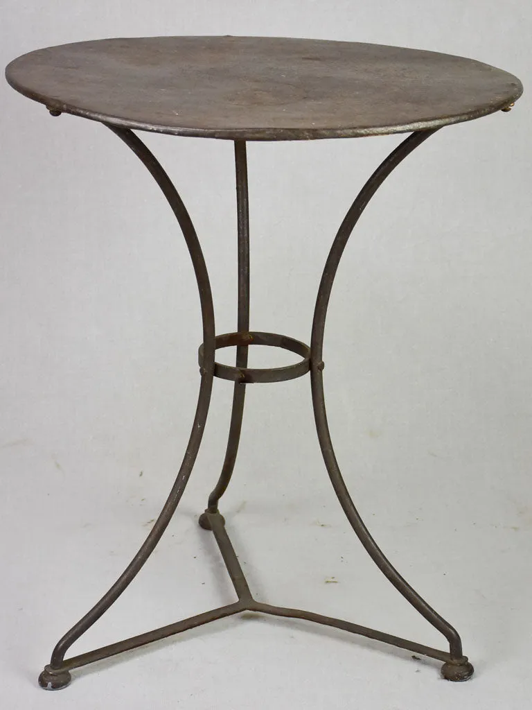 Early 20th century French garden table with original patina