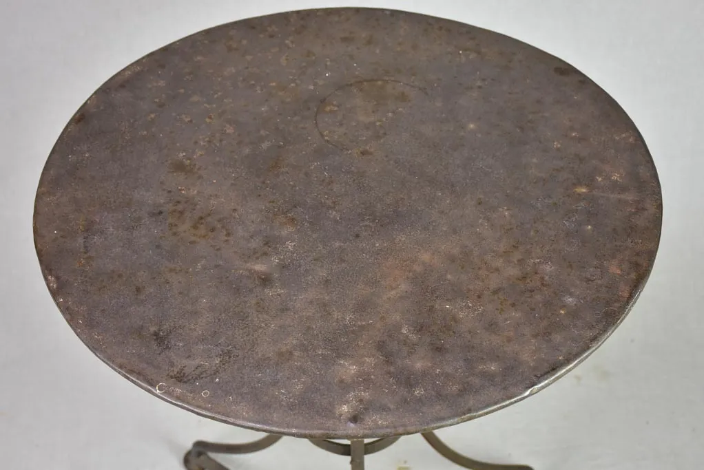 Early 20th century French garden table with original patina