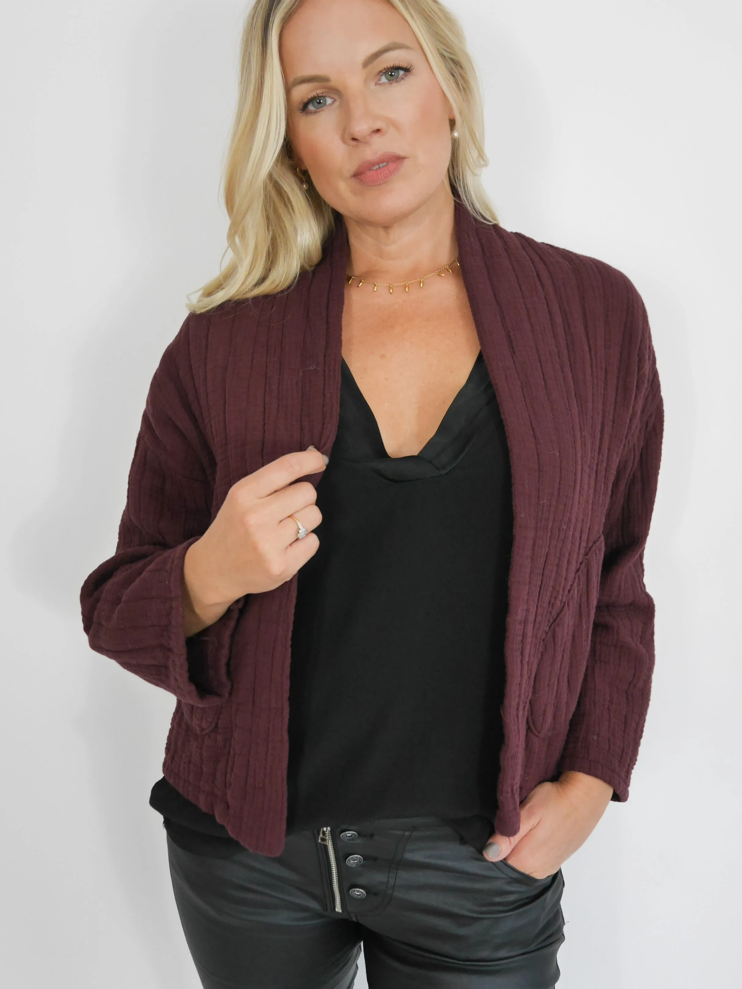 Emma Jacket Plum