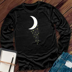 Falling Stars Moon Long Sleeve