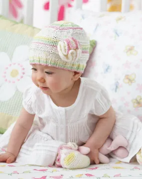 Free Frilly Hat & Tootsies Pattern