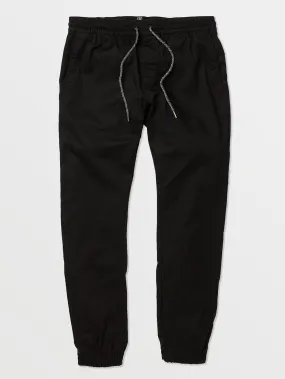 Frickin Slim Jogger Black Pants