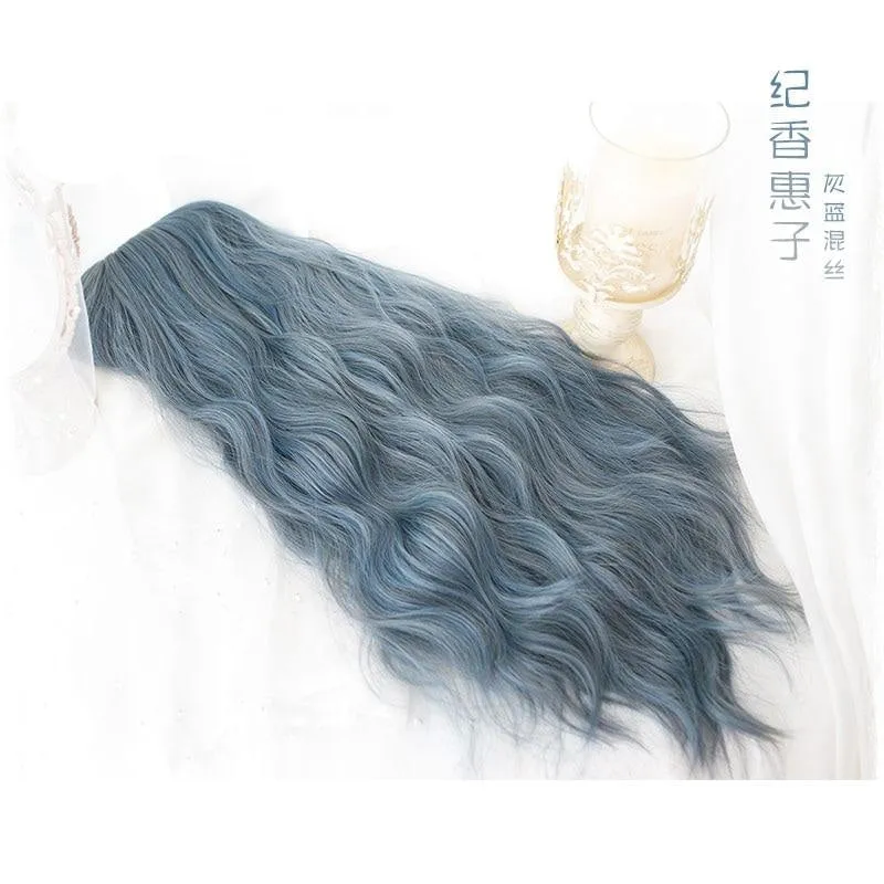 Gothic Blue Long Wig