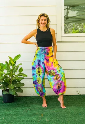 H3939- Tie Dye Harem Pants