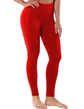 High Waist Side Line yogastudio Pants scarlet_yogastudio