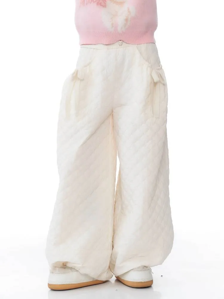 High waist slim wide leg casual pants【s0000011065】