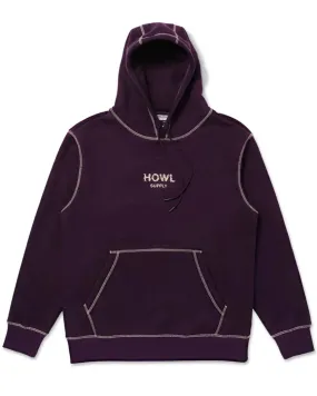 HOWL DWR Pullover Hoodie Eggplant