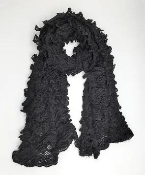 JC HY-LT Knitted Ruffle Scarf